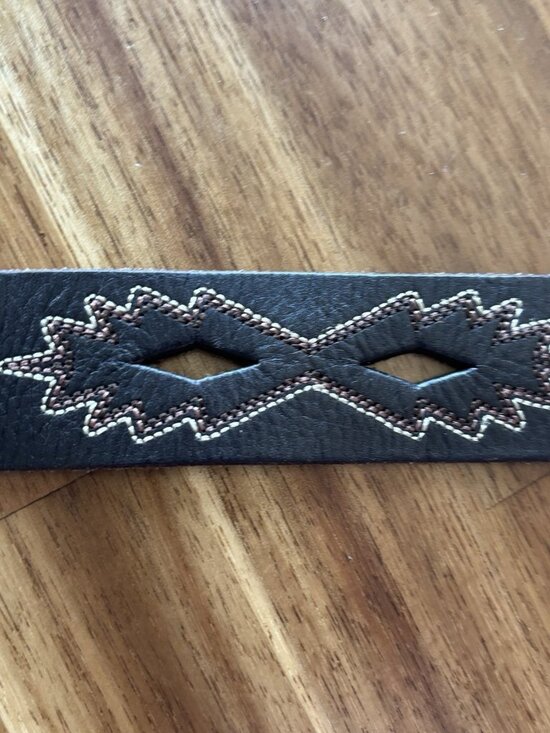 Nocona Leather Belt Women’s XL Concho Rhinestone Rodeo Cowgirl Western Boho - Picture 6 of 16